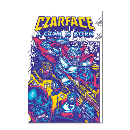 Futuristic armored Czarface by Tyler Boss and Ariel Olivetti comic cover