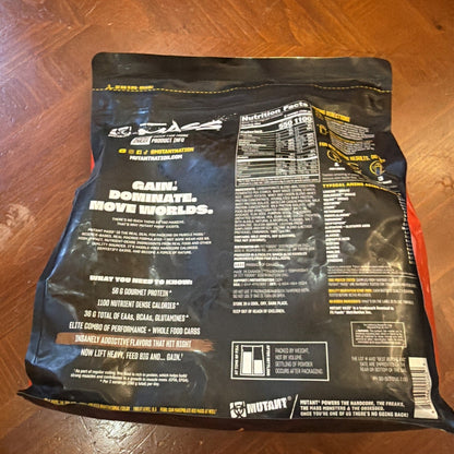 MUTANT MASS® 5LBS The Original Muscle Mass Gainer High Protein Drink Mix