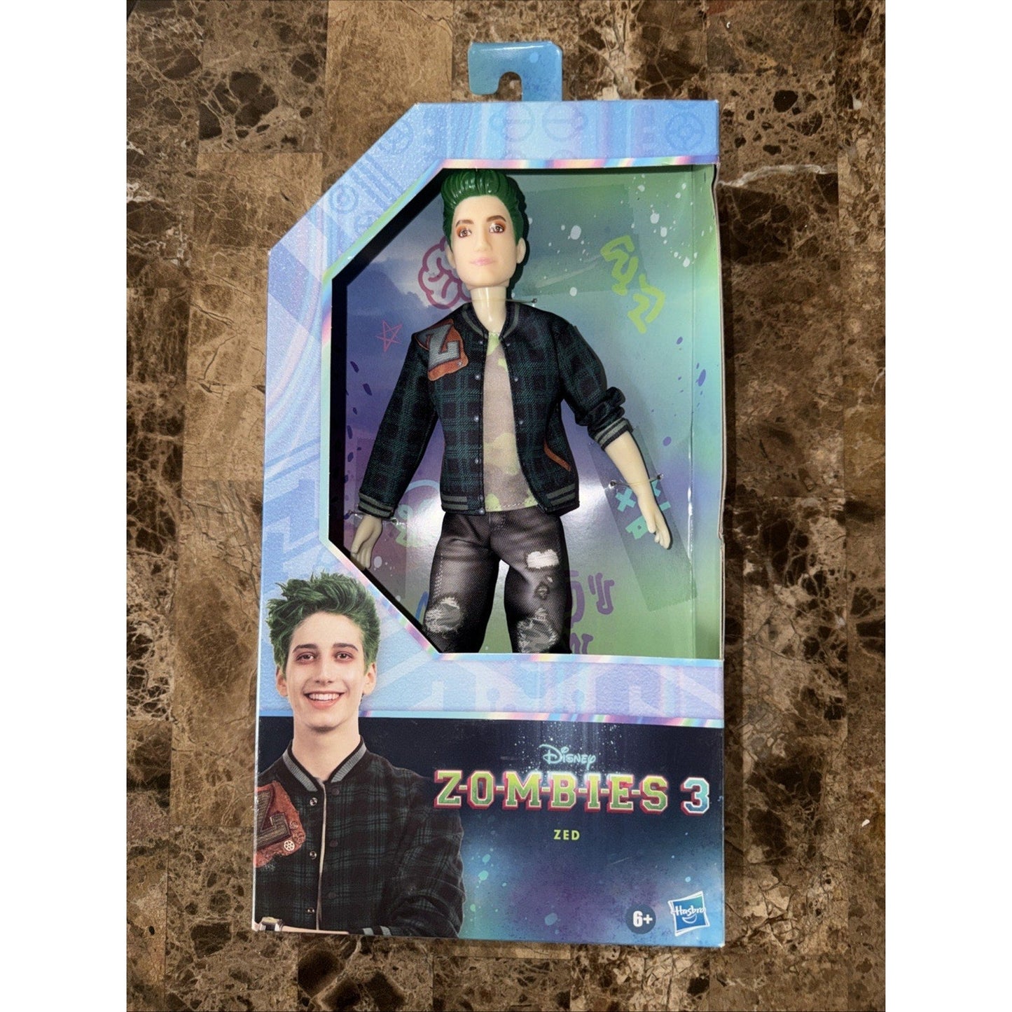 Zombies 3 Zed Fashion Doll 12 Inch Zombie Doll Green Hair Outfit Disney Toys
