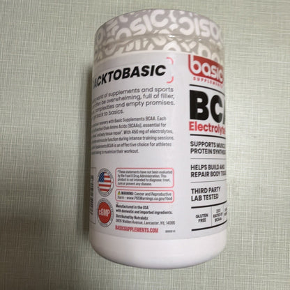 BCAA Electrolyte Formula - Blueberry Lemonade (30 Servings)BB 10/26