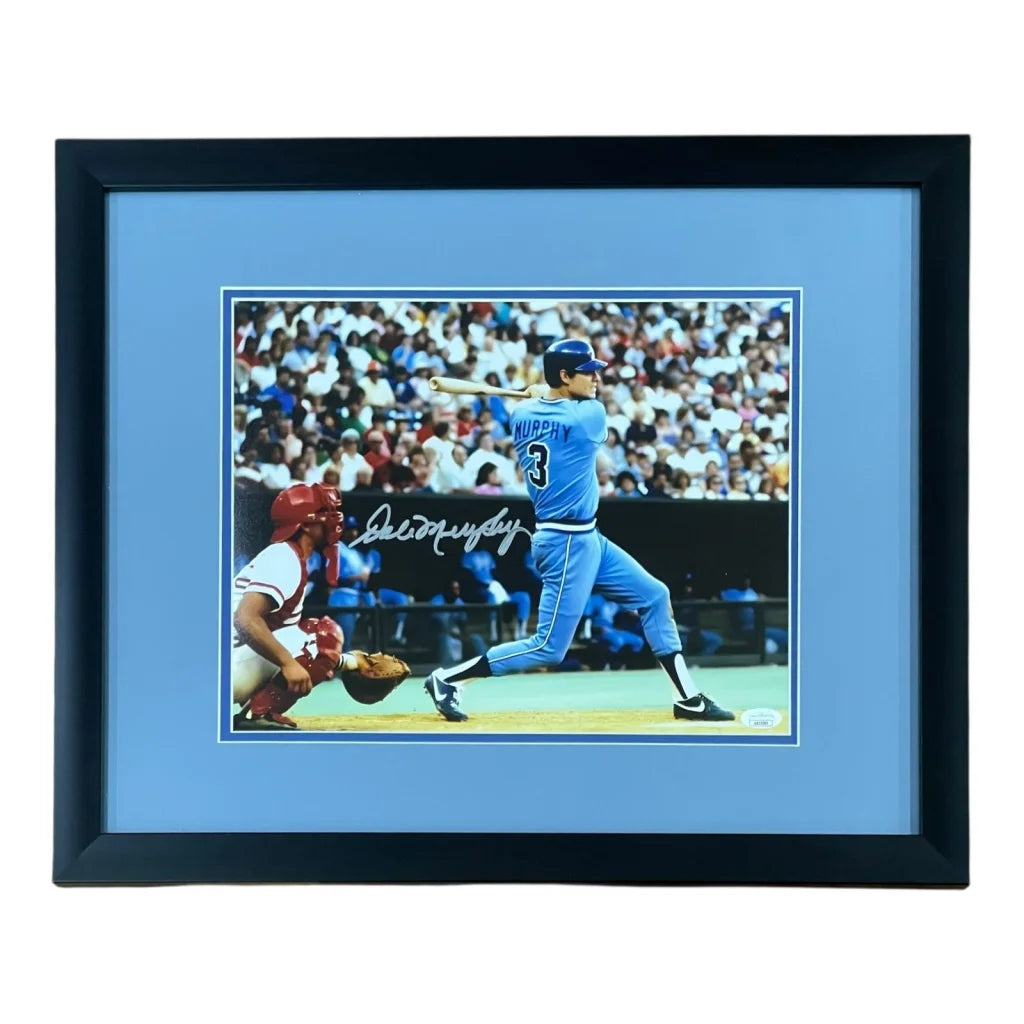 Dale Murphy deluxe framed 11x14 Braves signed photo