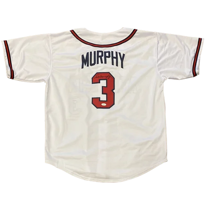 Dale Murphy autographed Atlanta Braves white #3 jersey