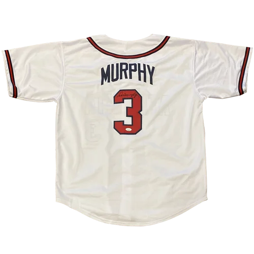 Dale Murphy autographed Atlanta Braves white #3 jersey