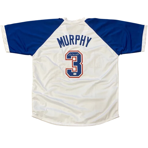 Dale Murphy autographed Atlanta throwback white #3 jersey