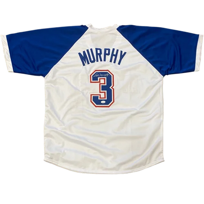 Dale Murphy autographed Atlanta throwback white #3 jersey