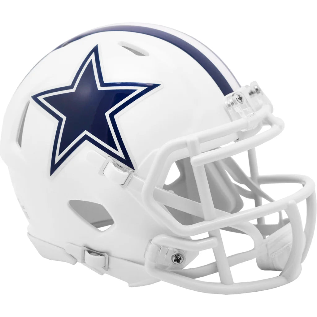 Dallas Cowboys 2022 Alternate Speed Mini Helmet White Edition | Creative Sports | vintageantiquesgifts.com