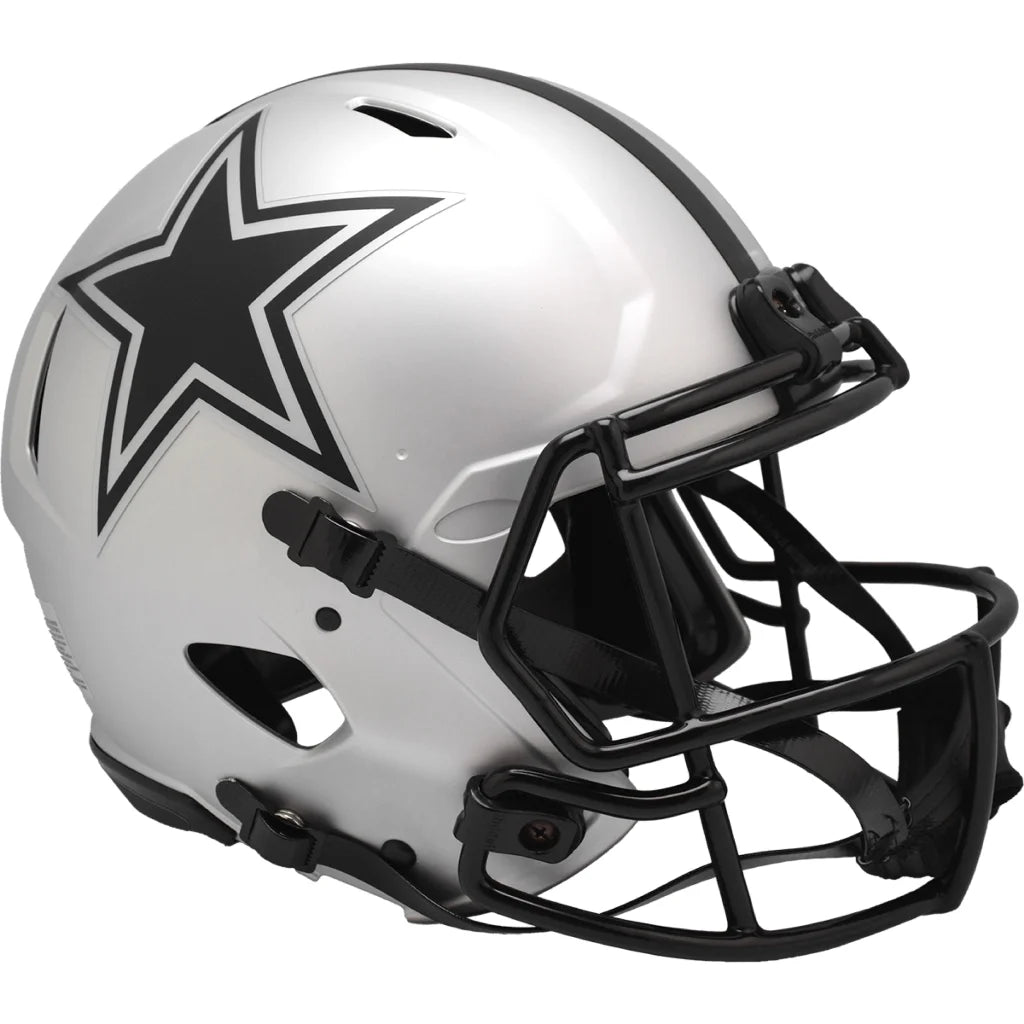 Dallas Cowboys Rave Collection Authentic Football Helmet Features | Creative Sports | vintageantiquesgifts.com