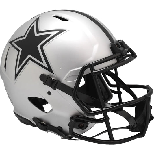 Dallas Cowboys Rave Collection Authentic Football Helmet Features | Creative Sports | vintageantiquesgifts.com