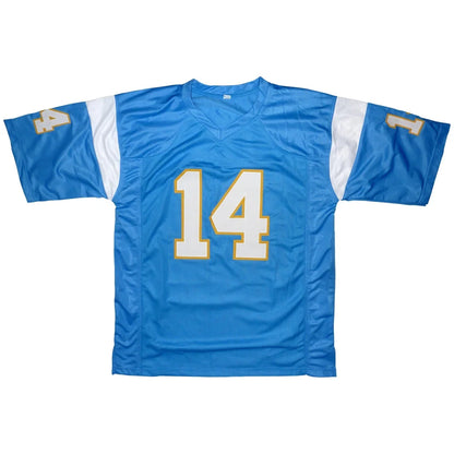Dan Fouts autographed powder blue San Diego jersey #14 with JSA