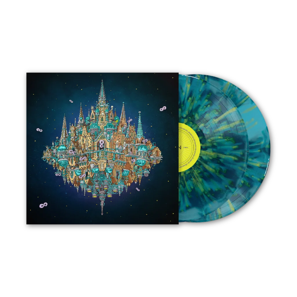 Dance Gavin Dance Deluxe Pantheon vinyl with colorful swirls