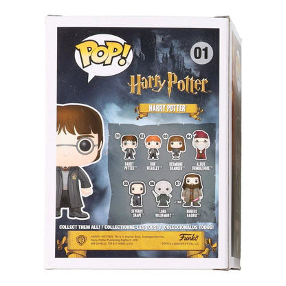 Harry Potter Funko Pop vinyl figure box with Daniel Radcliffe signed autograph