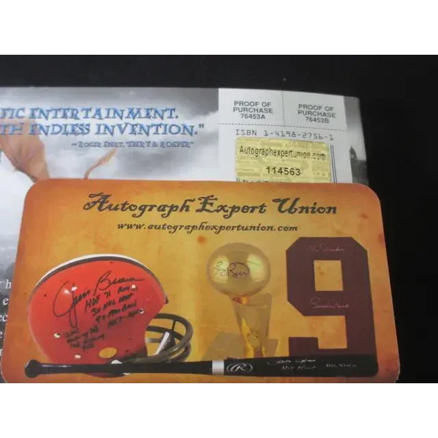 Autograph Expert Union cert card with sports memorabilia for Daniel Radcliffe signed Harry Potter set