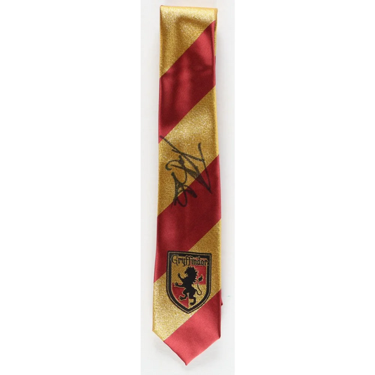 Daniel Radcliffe signed Harry Potter Gryffindor tie with Beckett COA for fans