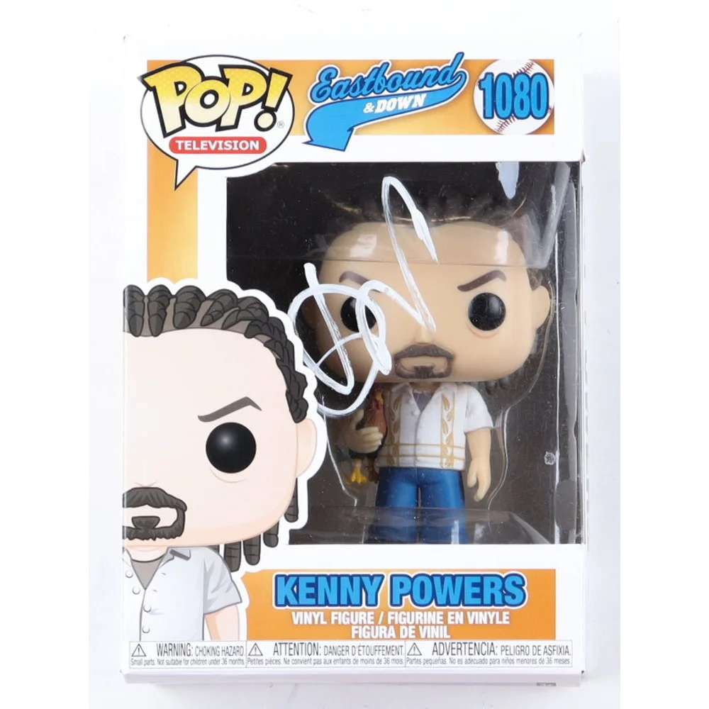 Autographed Kenny Powers Funko Pop vinyl figure signed by Danny McBride for fans