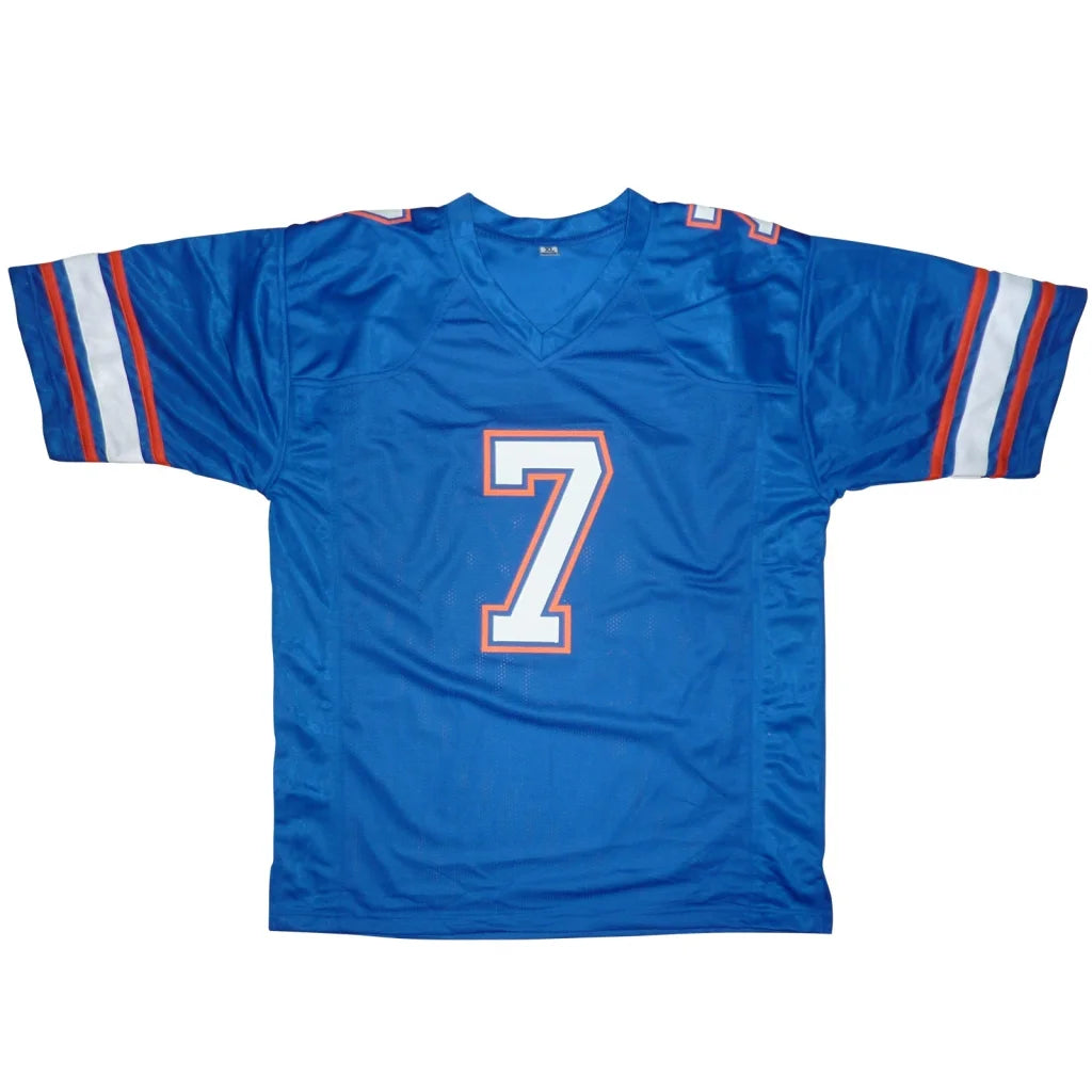 Danny Wuerffel autographed Florida Gators jersey #7 royal blue polyester