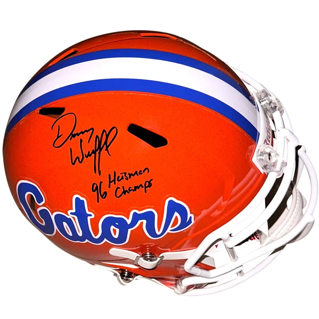 Danny Wuerffel autographed Florida Gators replica helmet