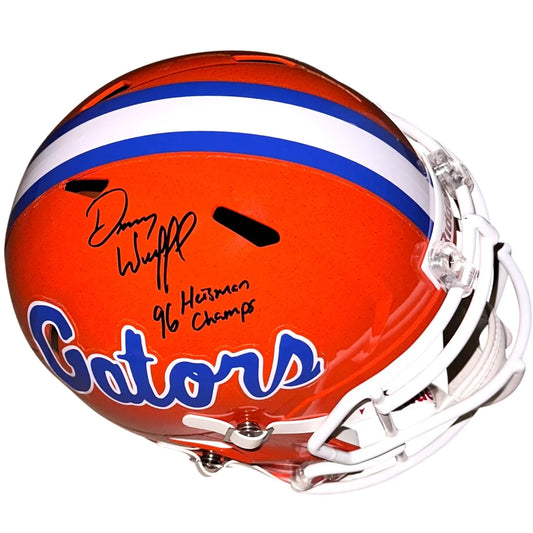 Danny Wuerffel autographed Florida Gators replica helmet