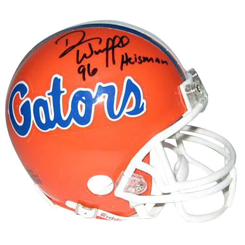Danny Wuerffel autographed Florida Gators mini helmet with 96 Heisman