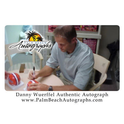 Danny Wuerffel autographed Florida Gators mini helmet with 96 Heisman