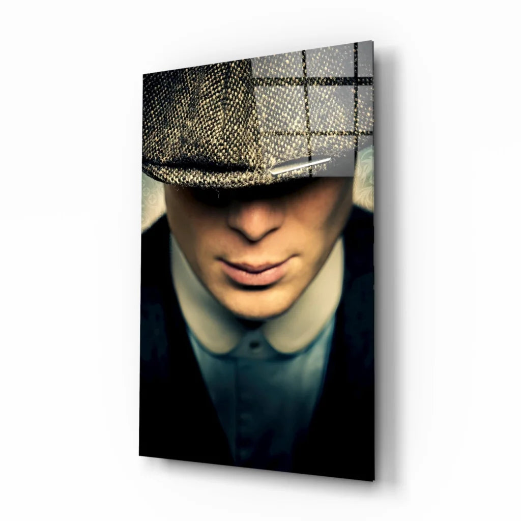 Dapper Gentleman Canvas Wall Art With Vintage Flat Cap Portrait | Insigneart USA | vintageantiquesgifts.com