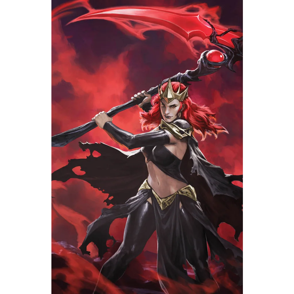 Dark Web Marvel Comic Variant with epic red scythe, graded blue label, unknown comics skan