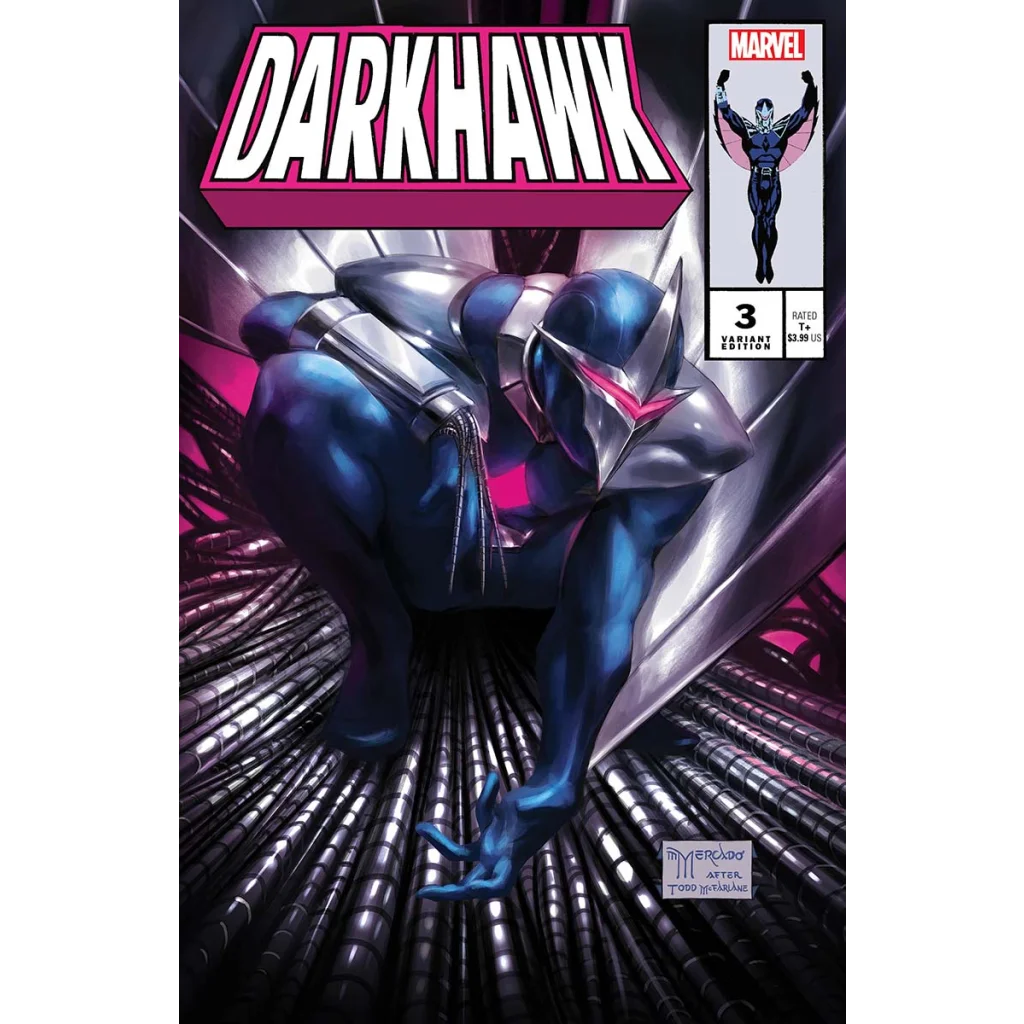 Darkhawk comic book issue 3 showing intense action and dramatic storytelling