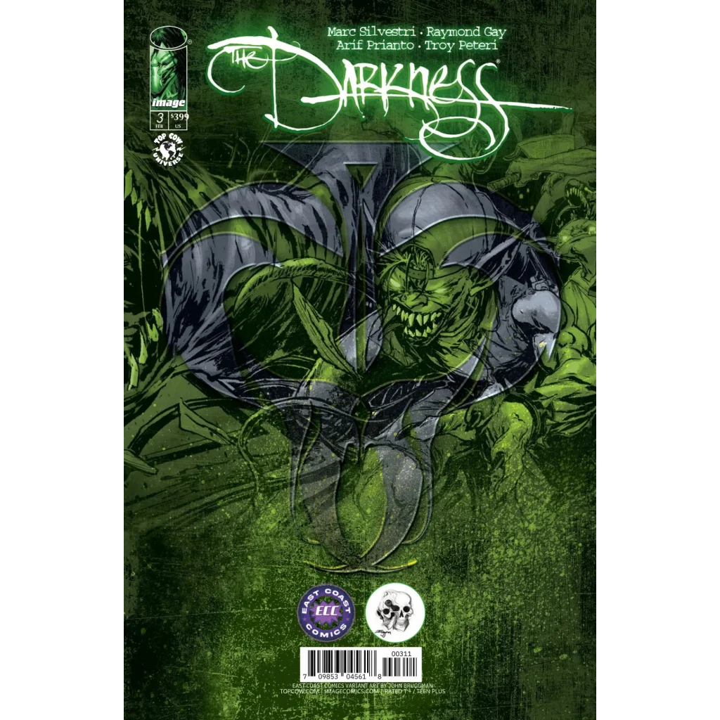 Darkness 2025 #3 ECC Bruggman Exclusive Back — Image Top Cow Collectible Comic USA