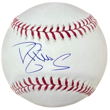 Darryl Strawberry autographed MLB baseball with red stitching