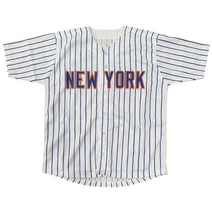 Darryl Strawberry autographed New York Mets pinstripe jersey #18