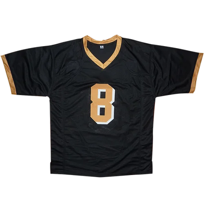 Daunte Culpepper autographed UCF black jersey with gold number 8