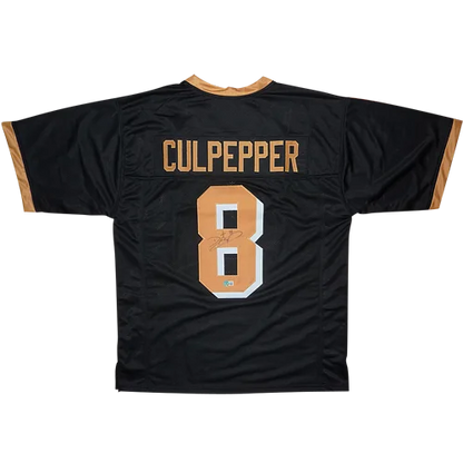 Daunte Culpepper autographed UCF black jersey with number 8