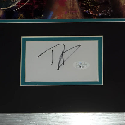 Dave Grohl autographed music splash art deluxe framed piece with JSA