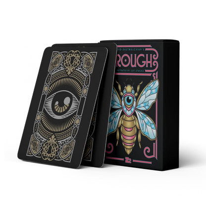 David Dastmalchian deluxe edition tarot cards with insect art prints and detailed backs