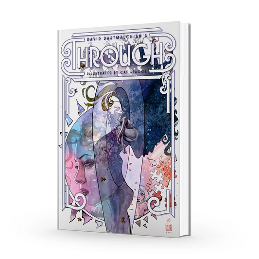 David Dastmalchian Standard Edition Graphic Novel with colorful intricate illustration