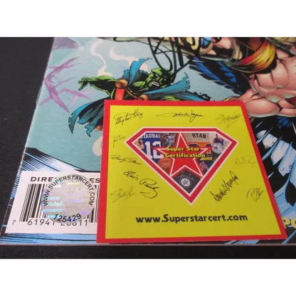 David Harewood signed comic book with authentication card for collectors