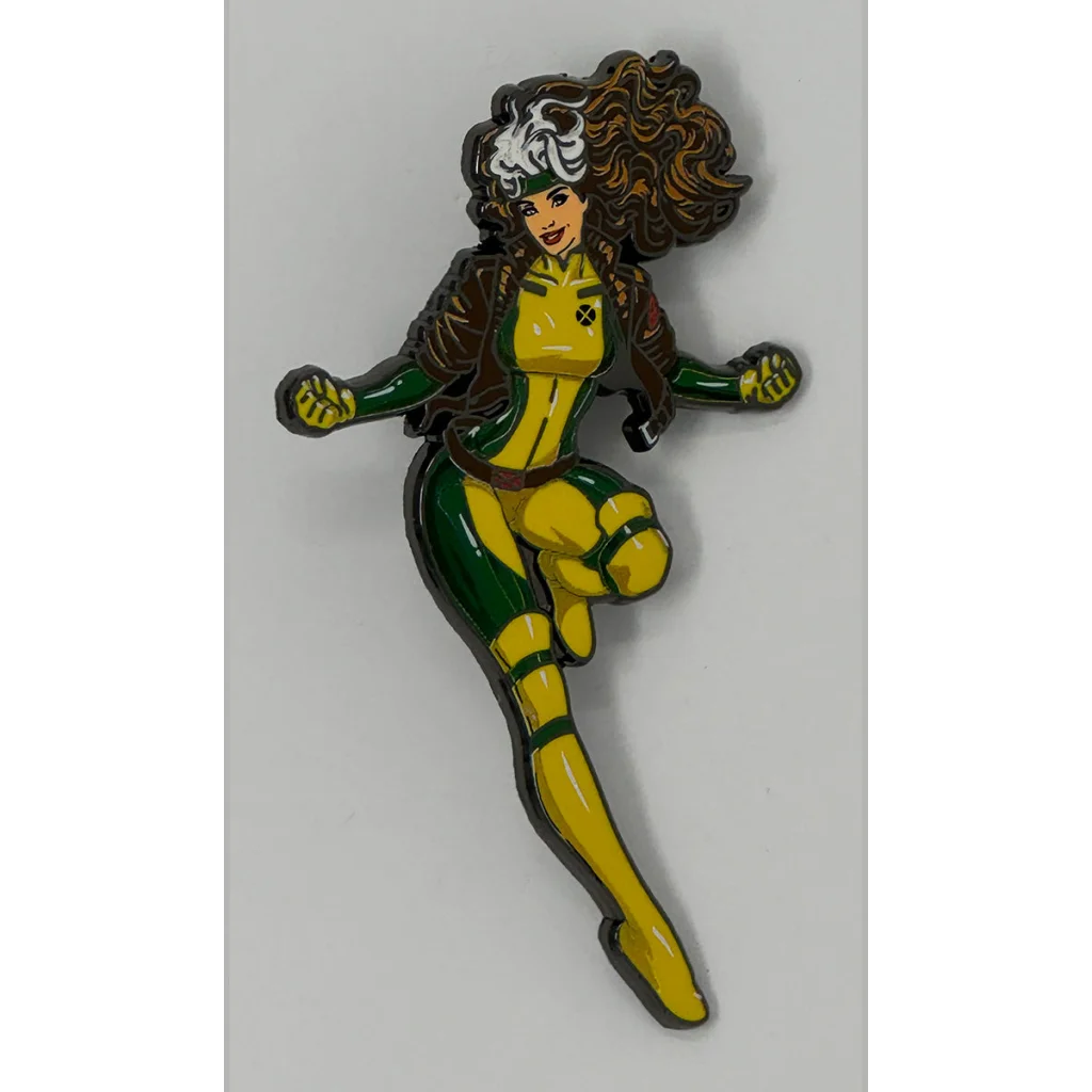 Rogue X-Men enamel pin from David Nakayama Marvel blind box collection