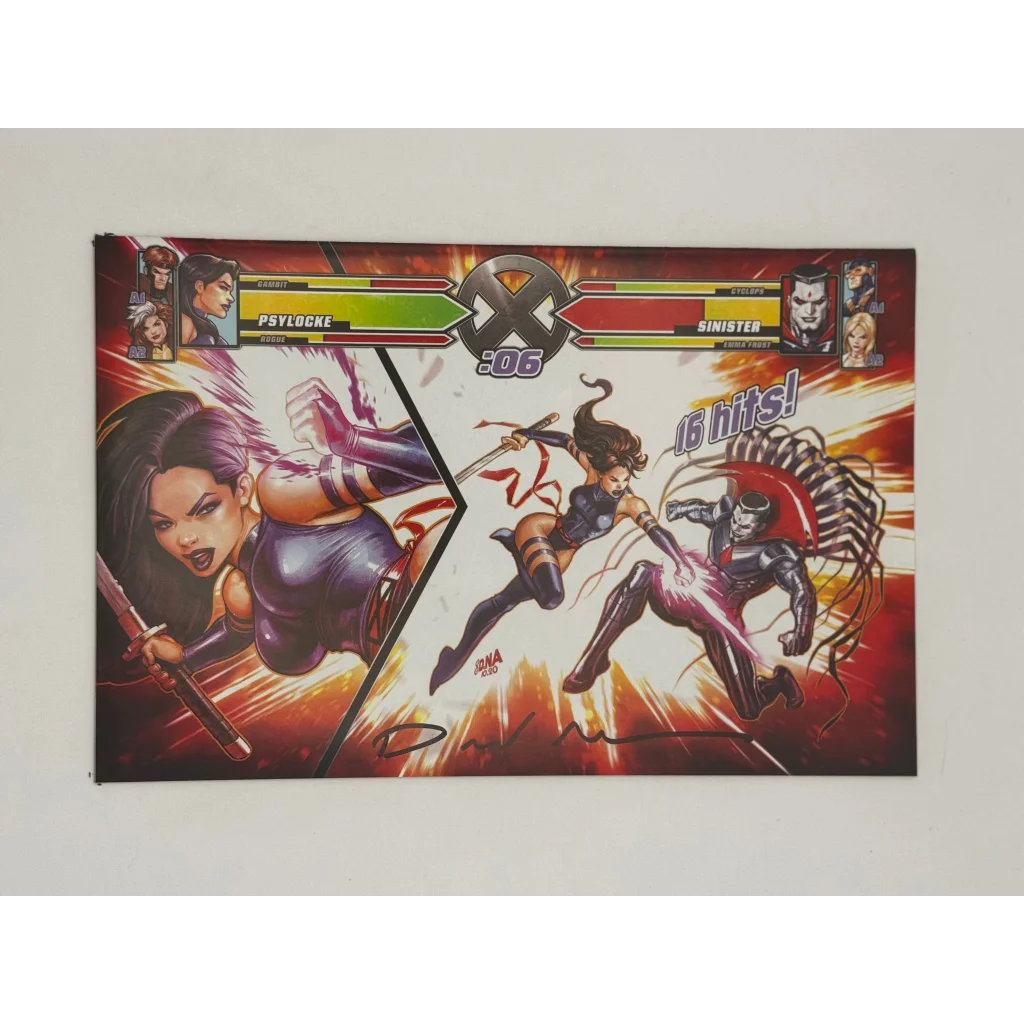 David Nakayama X-Men Hellions Epic Battle comic cover art poster in comic book style
