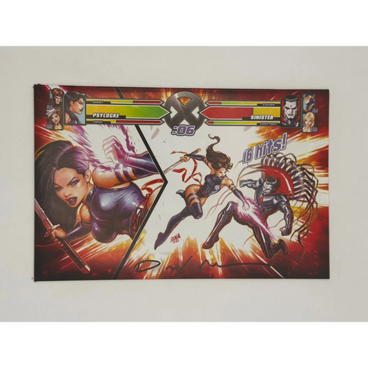 David Nakayama X-Men Hellions Epic Battle comic cover art poster in comic book style