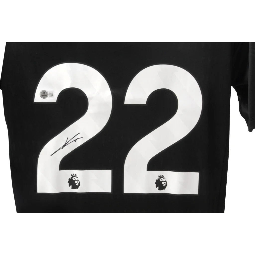 Signed David Raya adidas authentic jersey with number 22