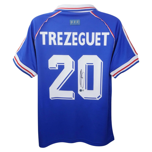 Back of David Trezeguet signed Adidas jersey Beckett authenticated, Trezeguet 20