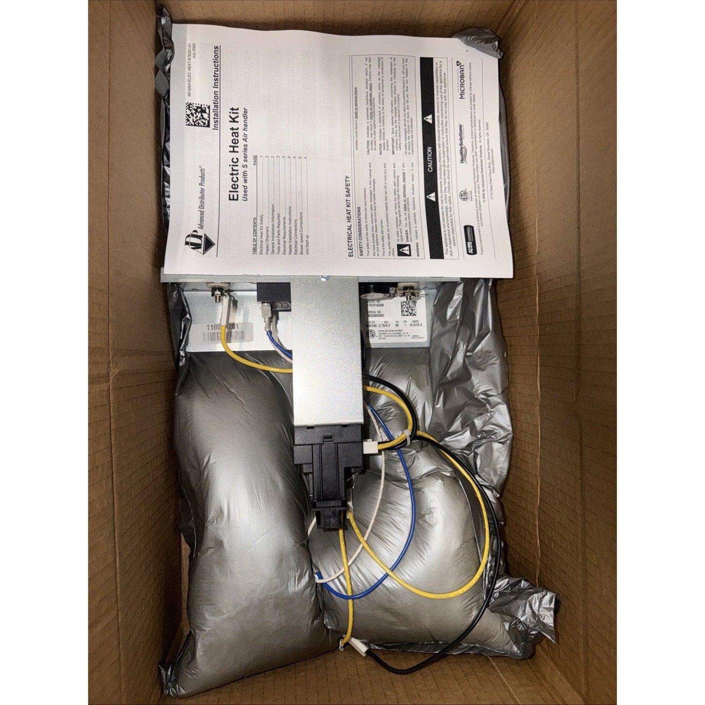 ADP 176701658B 5kW Electric Heat Kit with Limits HVAC Air Handler Part