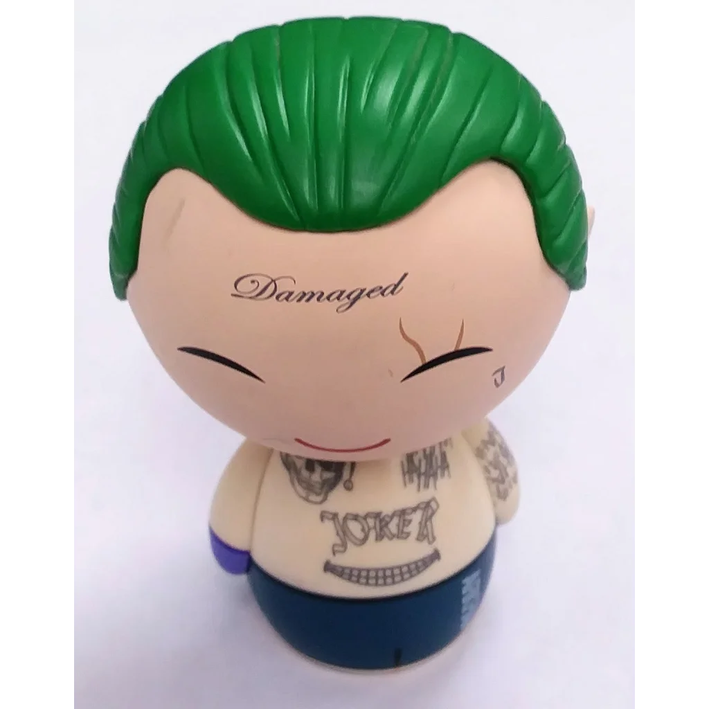 Suicide Squad Joker Funko Dorbz figure with green hair and tattoos