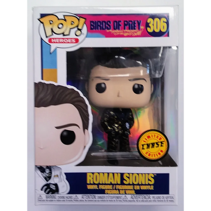 Limited edition Funko Pop Roman Sionis chase vinyl figure from Birds of Prey