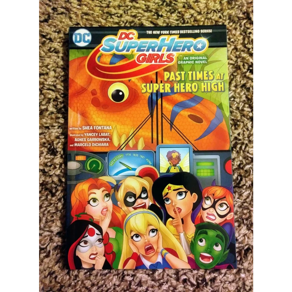 DC Super Hero Girls Past Times at Hero High colorful graphic novel