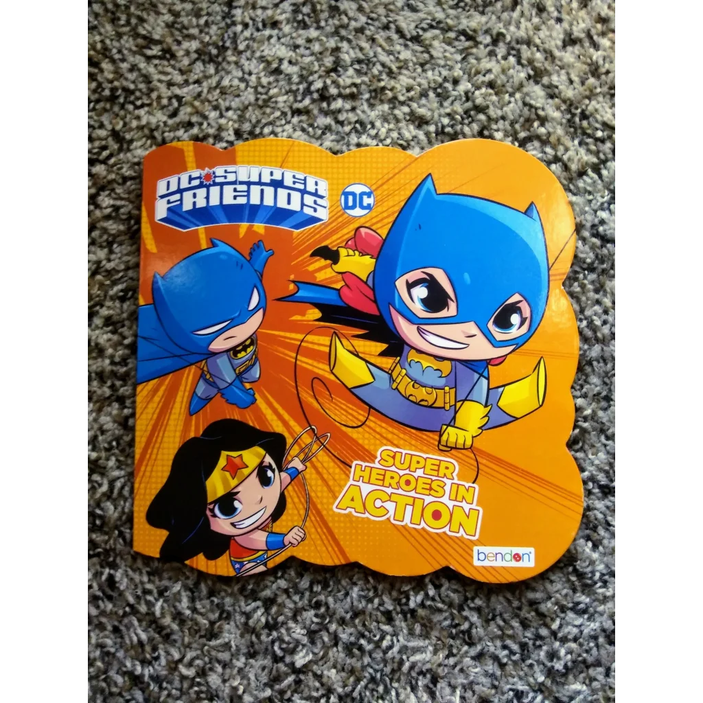 Super Friends DC Comics heroes in action book for young adventurers