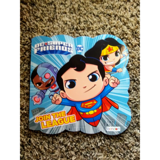 Colorful DC Super Friends hardcover book brings heroes to life for kids