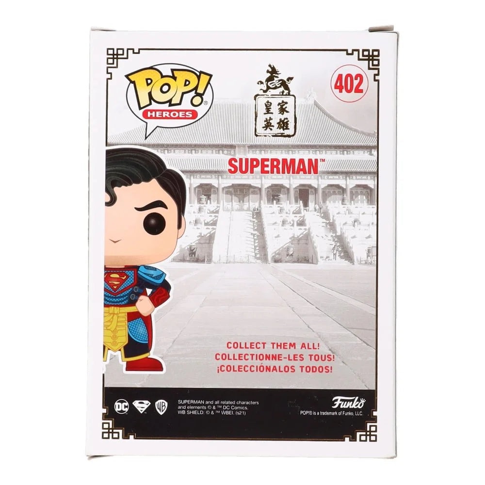 Dean Cain signed Superman Funko Pop Heroes 402 collectible figure for fans
