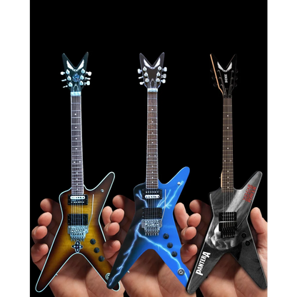 Dean Dimebag mini guitar set by Axe Heaven in 3 finishes