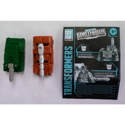 Decepticons Bombshock Growl figure set from Transformers War for Cybertron