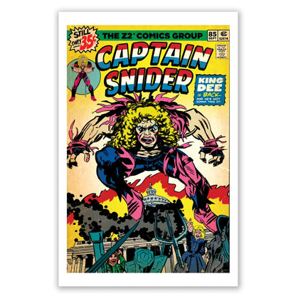 Dee Snider Commemorative Collection comic cover with muscular wild-haired character featuring Josh Bernstein